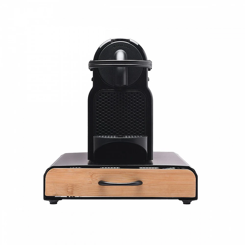 ΘΗΚΗ ΓΙΑ ΚΑΨΟΥΛΕΣ ESPRESSO BAMBOO ESSENTIALS ΜΕΤΑΛΛΙΚΗ ΣΥΡΤΑΡΩΤΗ 60 ΘΕΣΕΩΝ ΜΑΥΡΗ 01-19884