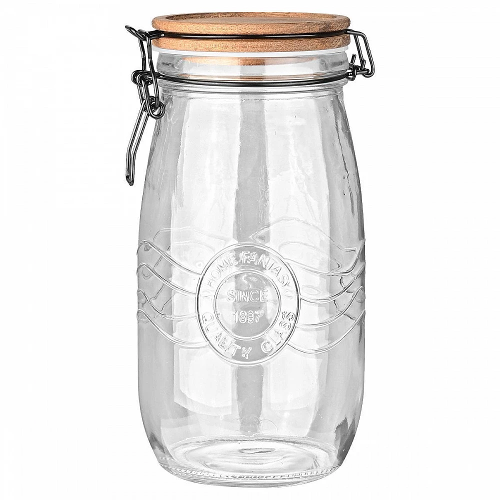 ΔΟΧΕΙΟ ΑΠΟΘΗΚΕΥΣΗΣ ALLURE ΓΥΑΛΙΝΟ 2000ml ΜΕ ΚΛΙΠ ΚΑΠΑΚΙ 01-23928