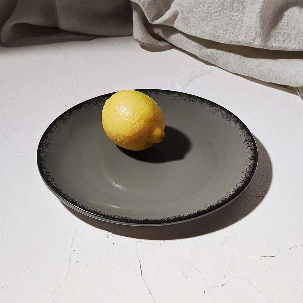 ΠΙΑΤΟ ΡΗΧΟ PEARL ΠΟΡΣΕΛΑΝΙΝΟ 21cm GREY 07-16395