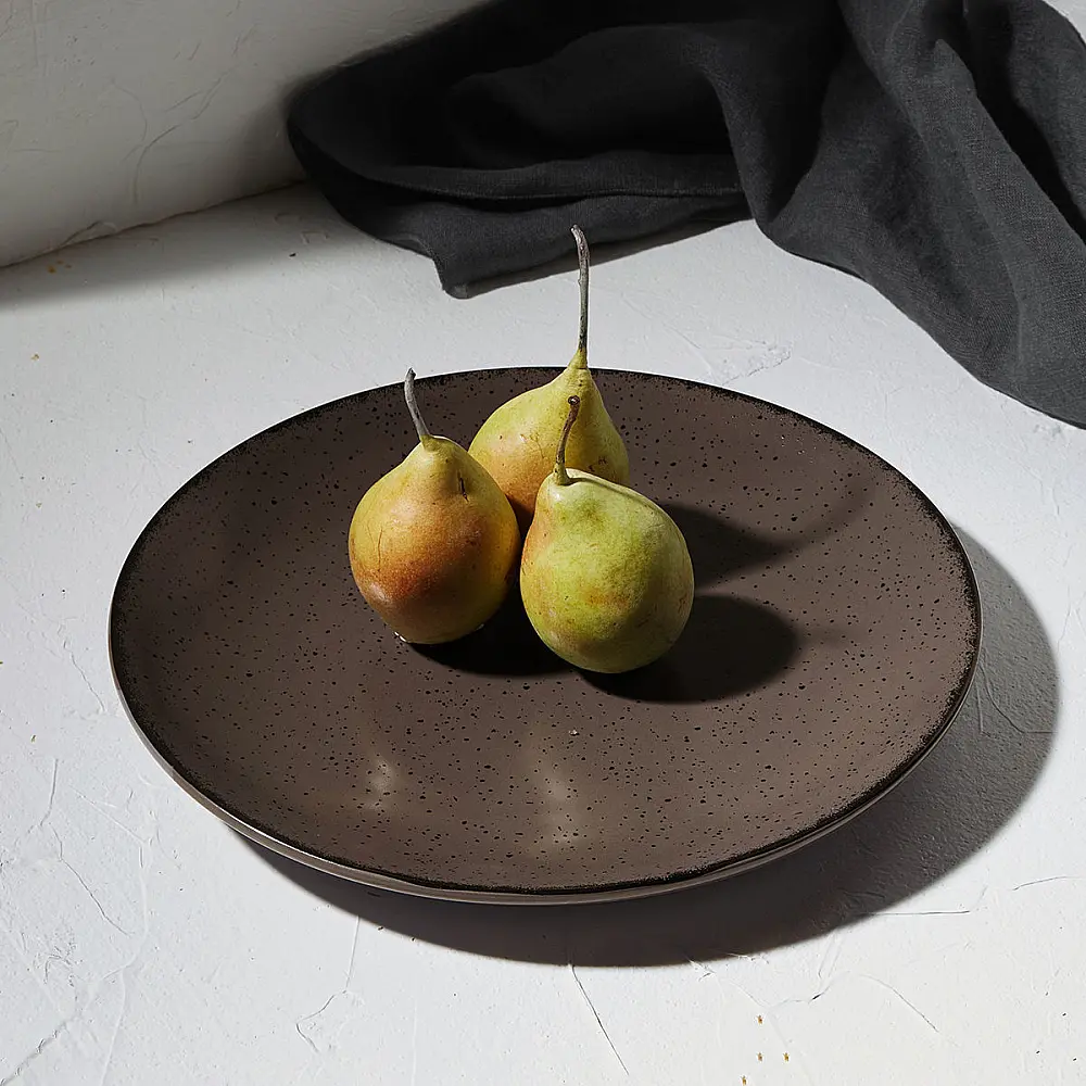 ΠΙΑΤΟ ΡΗΧΟ TERRA ΠΟΡΣΕΛΑΝΙΝΟ 21cm GREY 07-16227