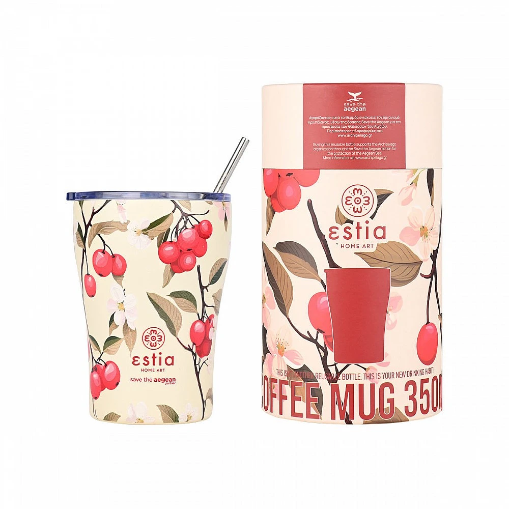 ΘΕΡΜΟΣ COFFEE MUG SAVE THE AEGEAN 350ml SAKURA WHISPER 01-22990
