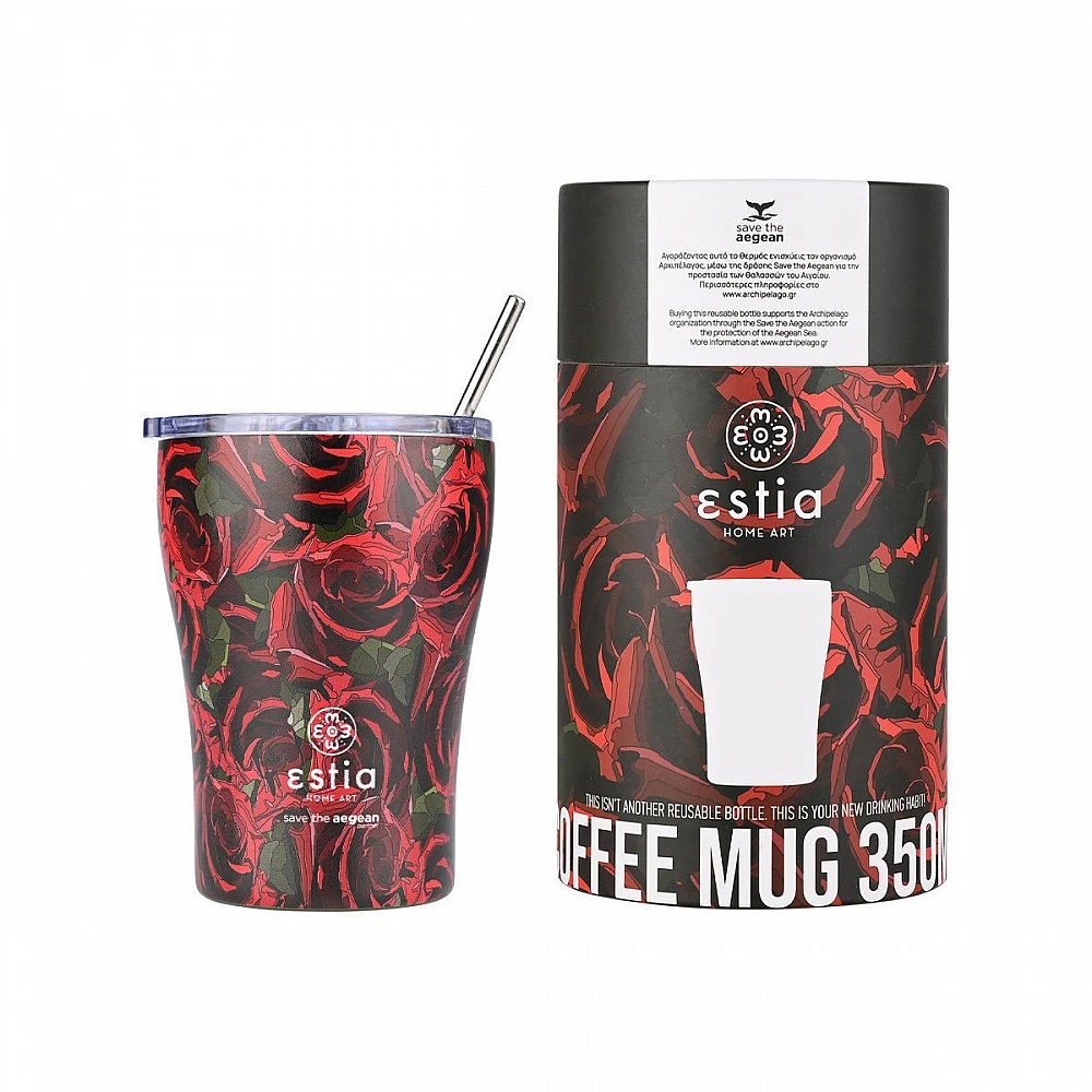 ΘΕΡΜΟΣ COFFEE MUG SAVE THE AEGEAN 350ml TWILIGHT ROSE 01-22983