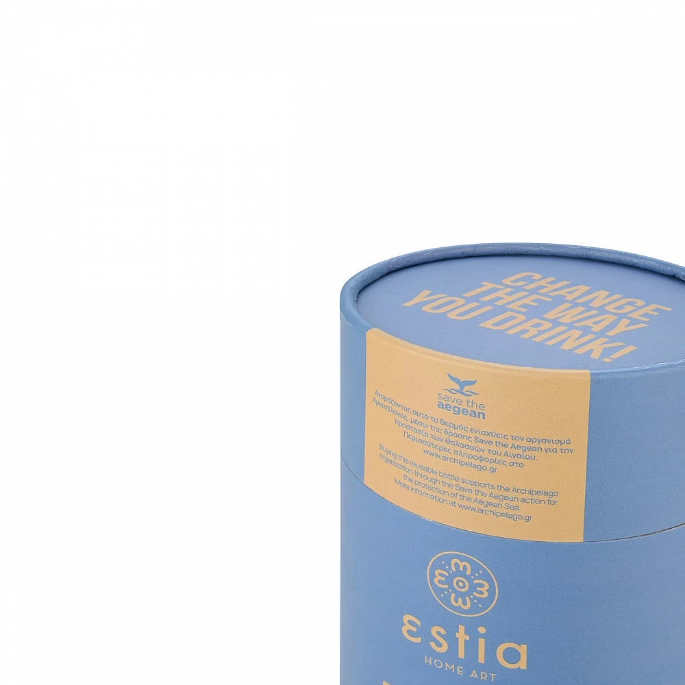 ΘΕΡΜΟΣ COFFEE MUG SAVE THE AEGEAN 500ml DENIM BLUE 01-23188 ΘΕΡΜΟΣ COFFEE MUG SAVE THE AEGEAN 500ml DENIM BLUE 01-23188