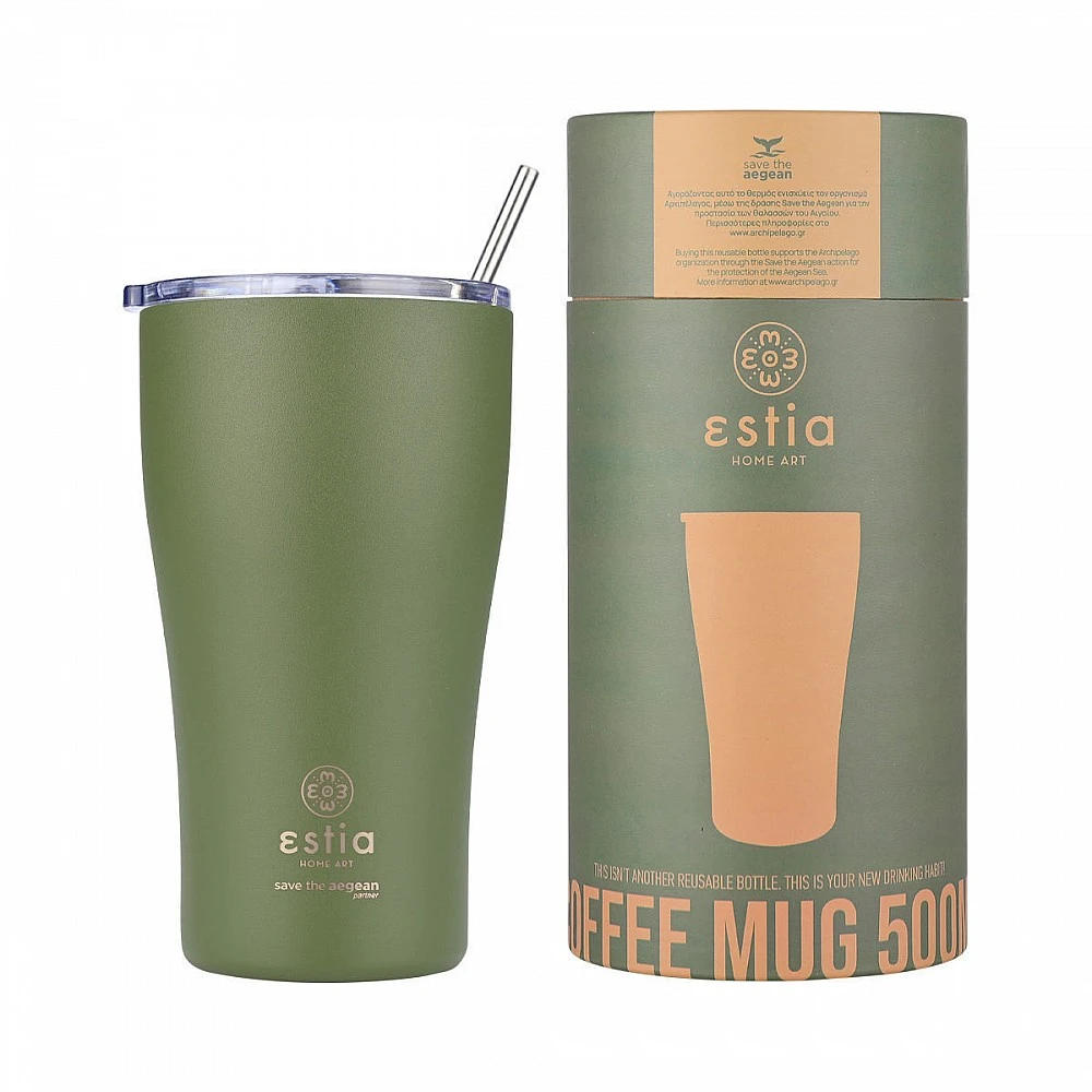 ΘΕΡΜΟΣ COFFEE MUG SAVE THE AEGEAN 500ml FOREST SPIRIT 01-23140