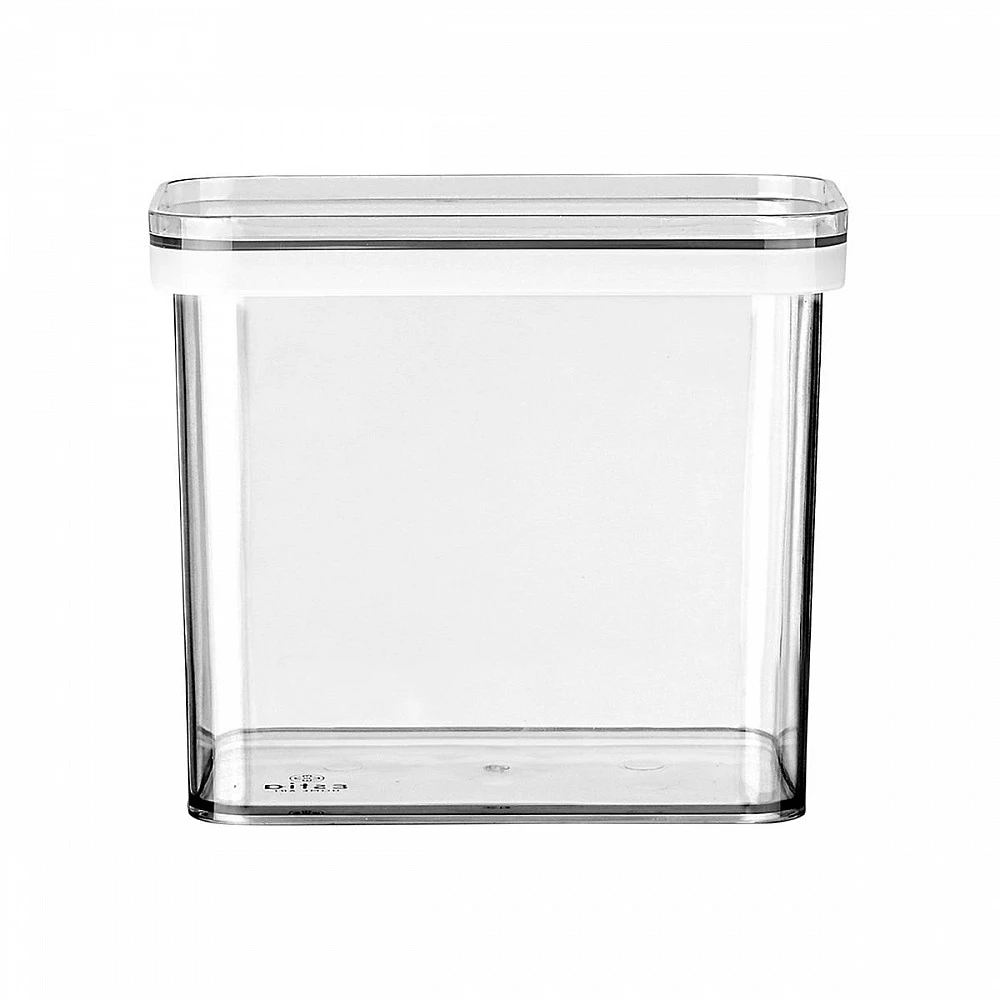 ΔΟΧΕΙΟ ΑΠΟΘΗΚΕΥΣΗΣ ΠΛΑΣΤΙΚΟ 1650ml ΔΙΑΦΑΝΕΣ ΣΤΟΙΒΑΖΟΜΕΝΟ 01-24307