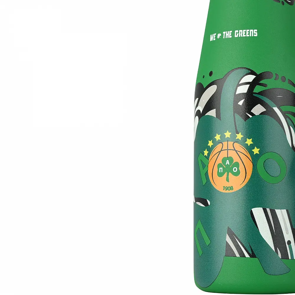 ΘΕΡΜΟΣ TRAVEL FLASK PANATHINAIKOS BC EDITION WE THE GREENS 500ml 00-27186 ΘΕΡΜΟΣ TRAVEL FLASK PANATHINAIKOS BC EDITION WE THE GREENS 500ml 00-27186