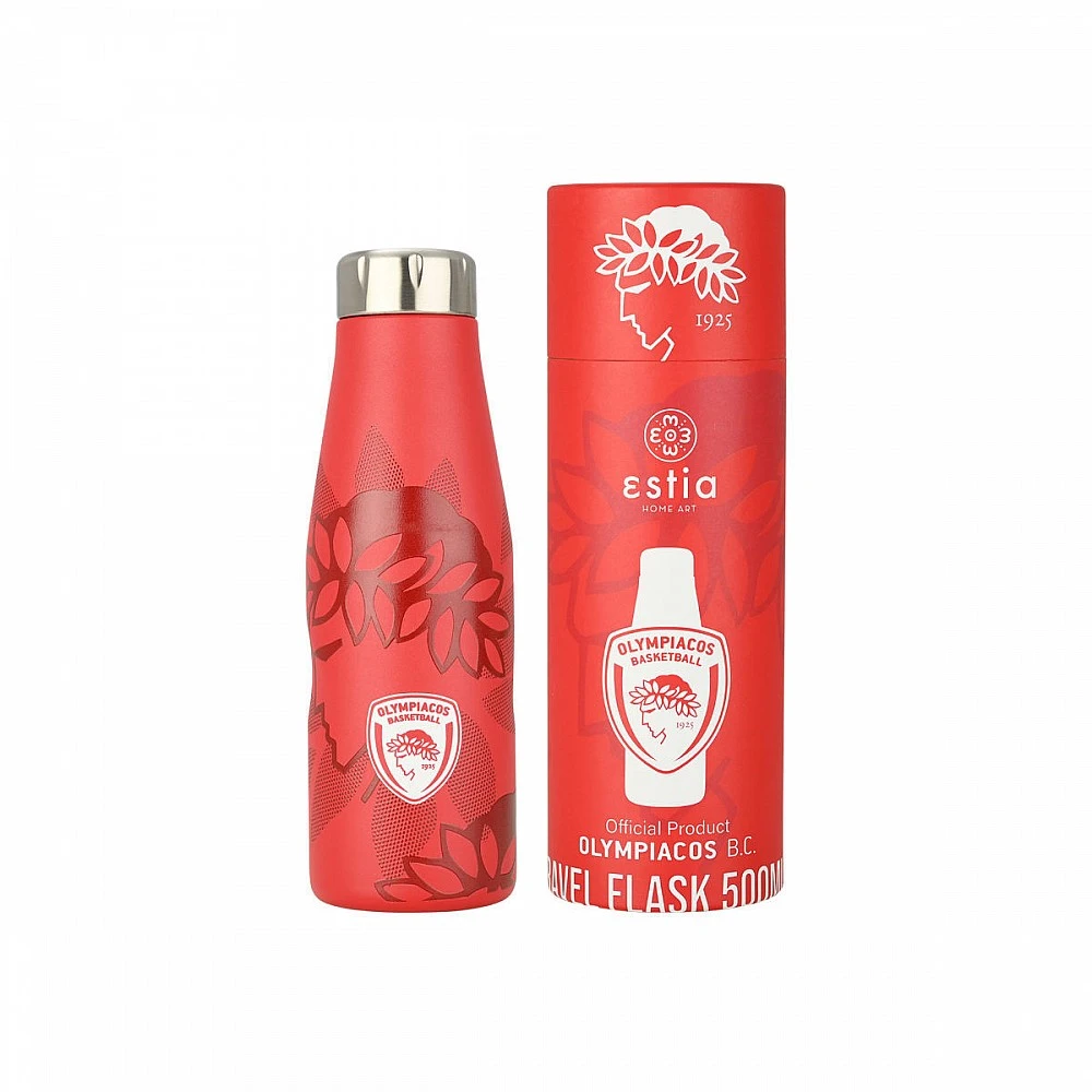 ΘΕΡΜΟΣ TRAVEL FLASK OLYMPIACOS BC EDITION 500ml 00-27179