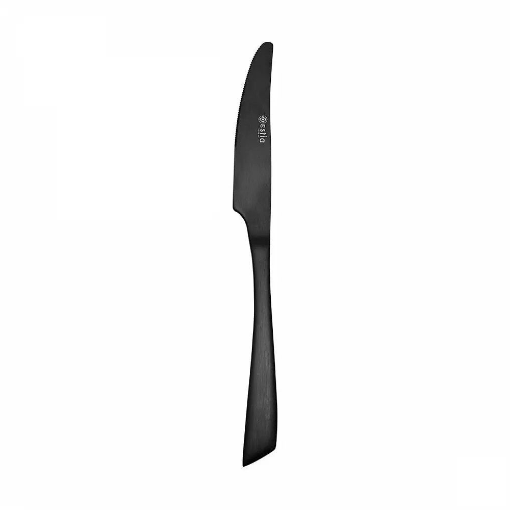 ΜΑΧΑΙΡΙ ΦΑΓΗΤΟΥ EDGE BLACK ΑΝΟΞΕΙΔΩΤΟ ΑΤΣΑΛΙ 18/0 ΜΑΥΡΟ MAT 01-29128