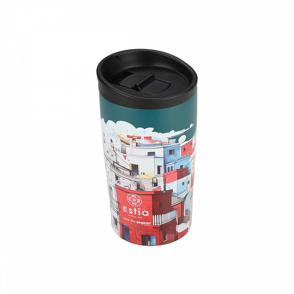 ΘΕΡΜΟΣ TRAVEL MUG SAVE THE AEGEAN 350ml URBAN MYTHOS 01-25601