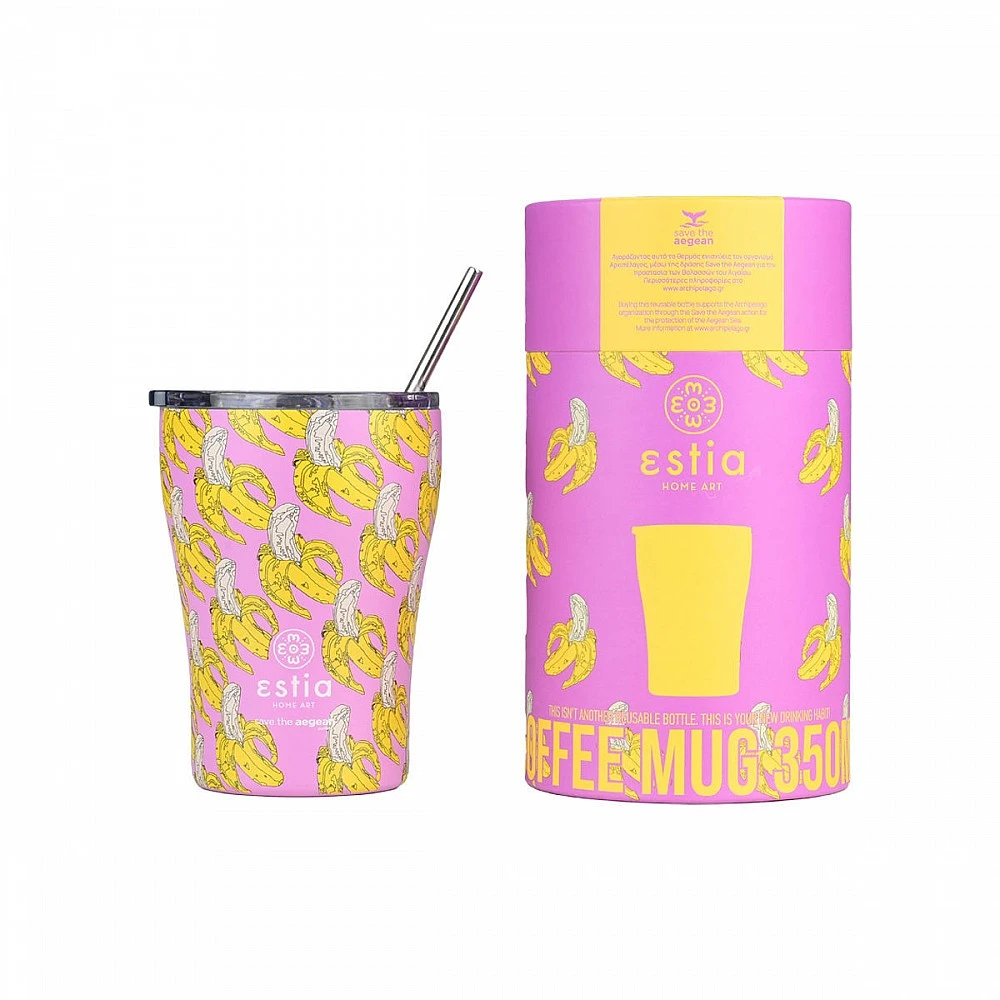ΘΕΡΜΟΣ COFFEE MUG SAVE THE AEGEAN 350ml BANANA SWIRL 01-23072