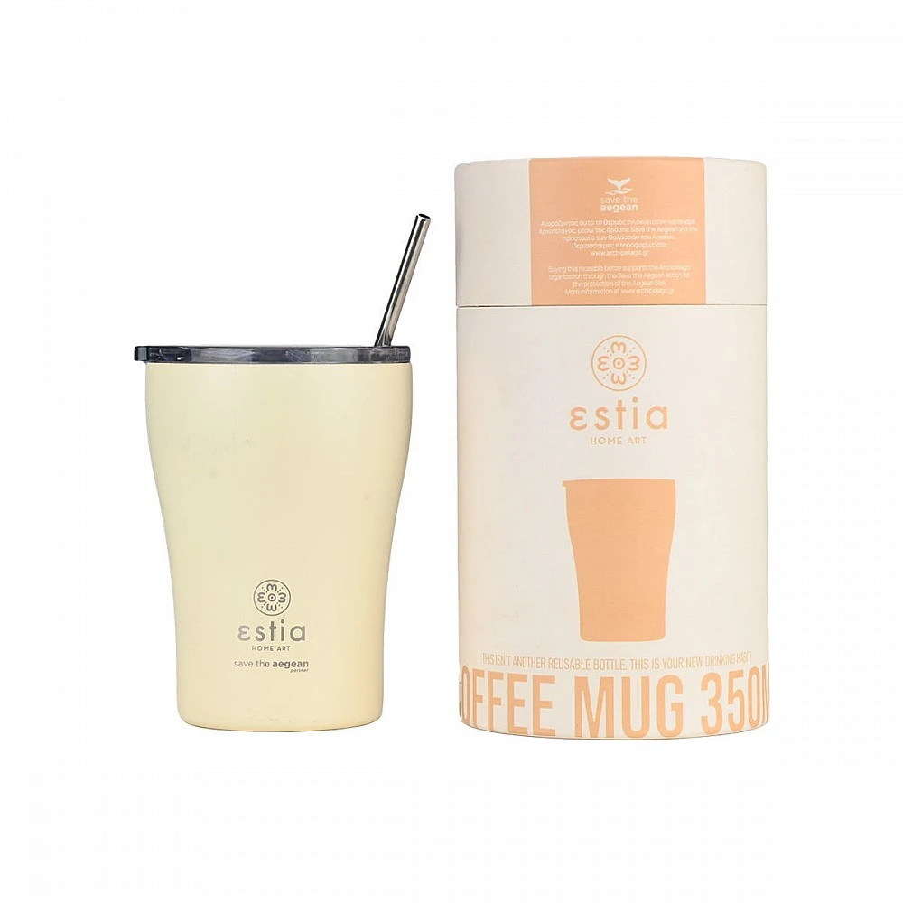 ΘΕΡΜΟΣ COFFEE MUG SAVE THE AEGEAN 350ml LILY WHITE 01-23027