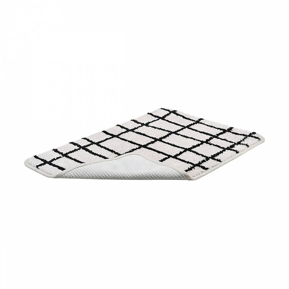 ΤΑΠΕΤΟ ΜΠΑΝΙΟΥ CAGE 40x60cm 100% ΜΙΚΡΟΪΝΕΣ ΓΚΡΙ-ΜΑΥΡΟ 02-28572