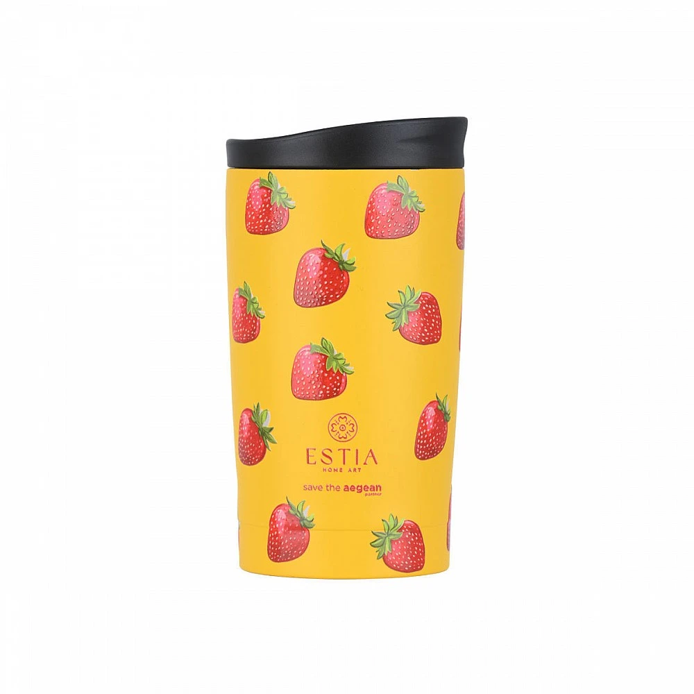 ΘΕΡΜΟΣ TRAVEL MUG SAVE THE AEGEAN 350ml BERRY BRIGHT 01-31862