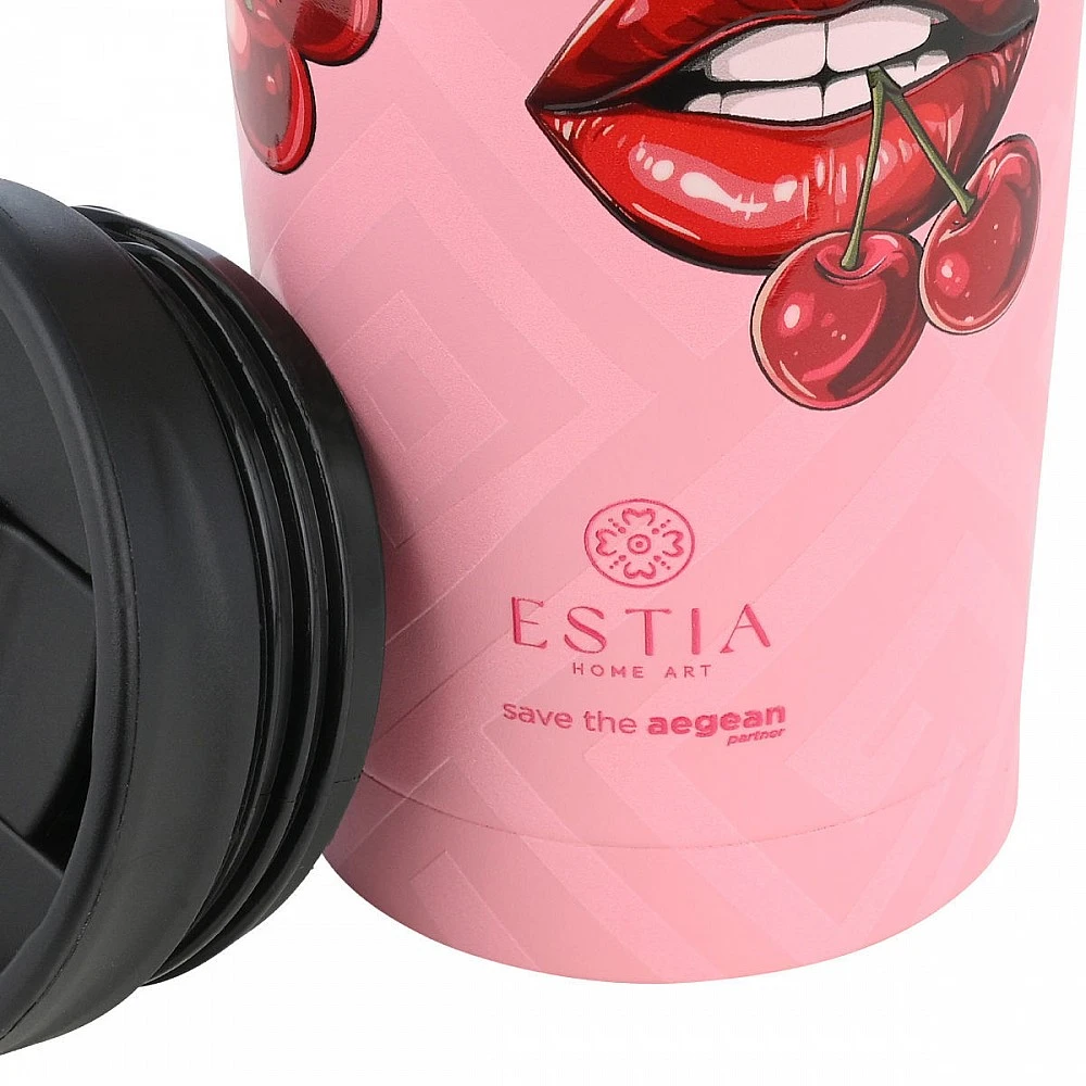 ΘΕΡΜΟΣ TRAVEL MUG SAVE THE AEGEAN 350ml BLUSH POP 01-31923