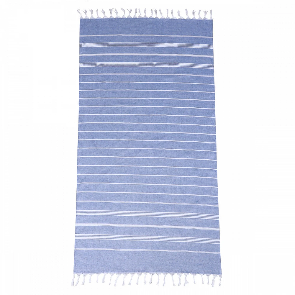 ΠΕΤΣΕΤΑ ΘΑΛΑΣΣΗΣ NAVY STRIPES ΒΑΜΒΑΚΕΡΗ 80x170cm ΜΠΛΕ 00-31091