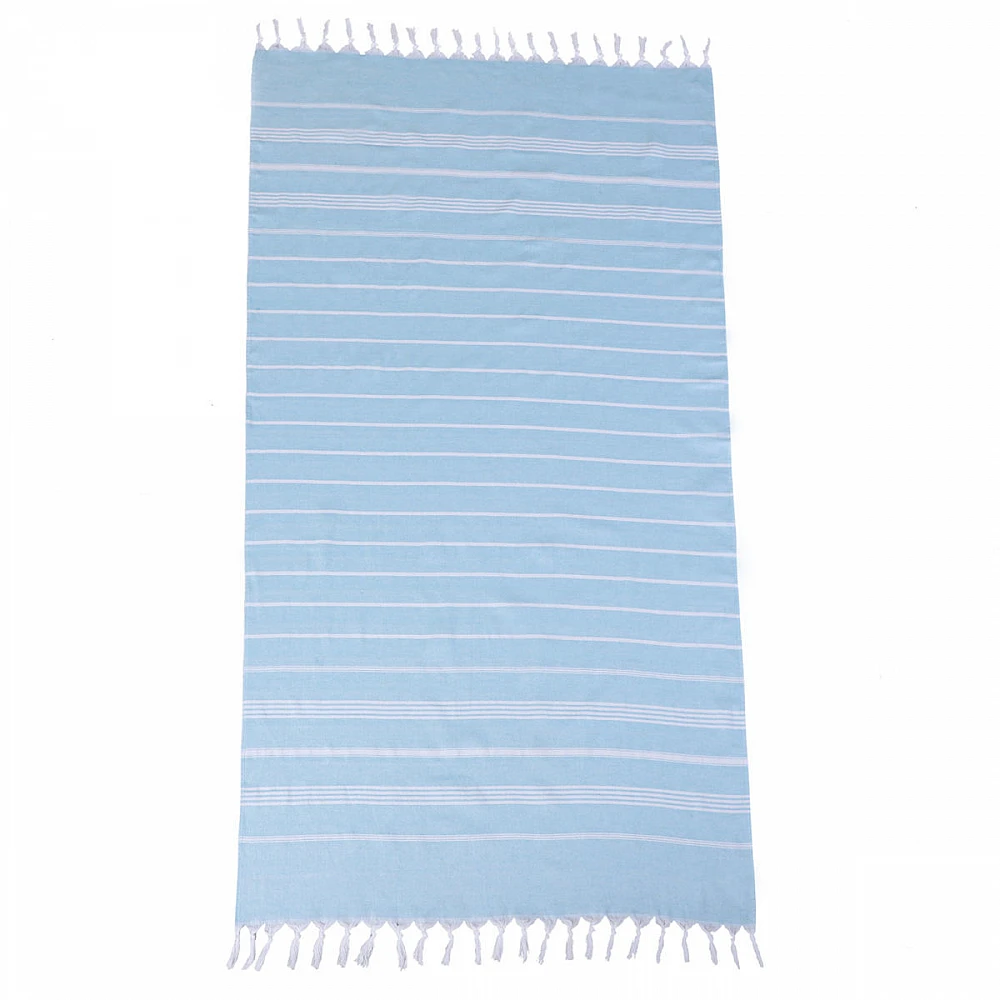 ΠΕΤΣΕΤΑ ΘΑΛΑΣΣΗΣ AZURE STRIPES ΒΑΜΒΑΚΕΡΗ 80x170cm ΓΑΛΑΖΙΟ 00-31107
