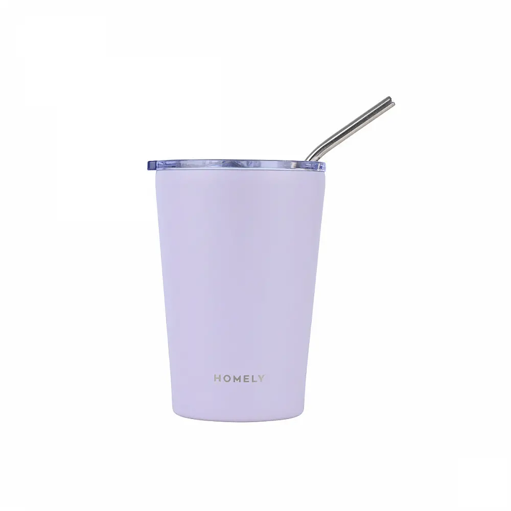 HOMELY ΘΕΡΜΟΣ MUG 400ml LAVENDER FOG 01-32654