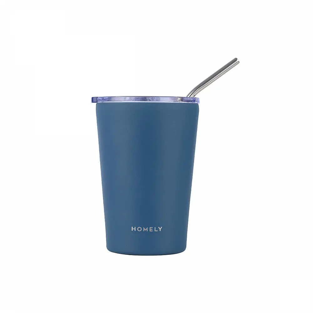 HOMELY ΘΕΡΜΟΣ MUG 400ml INDIGO BLUE 01-32685