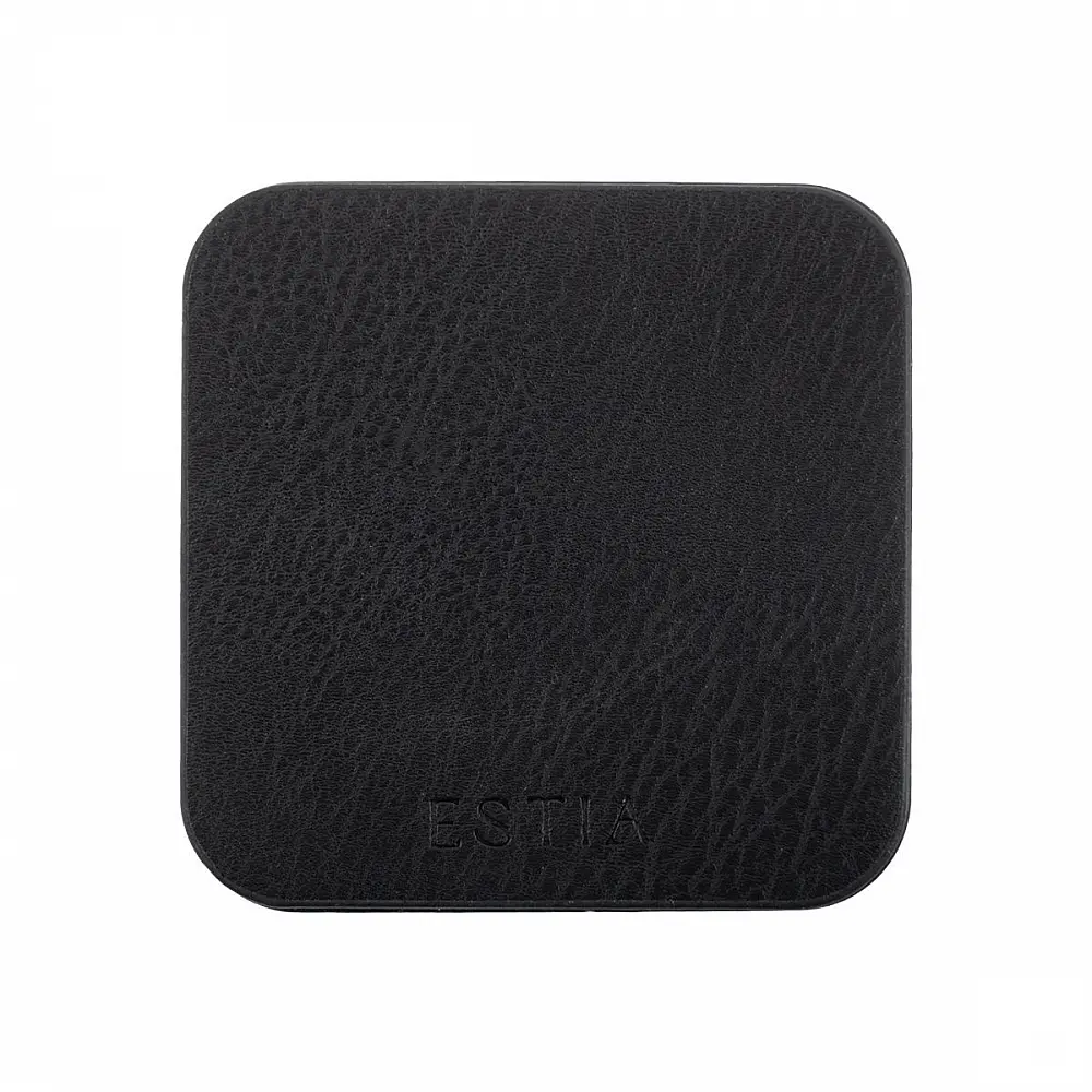 ΣΟΥΒΕΡ ALLURE PVC 10x10cm ΜΑΥΡΟ  ΣΕΤ 4 ΤΕΜ. 07-32395
