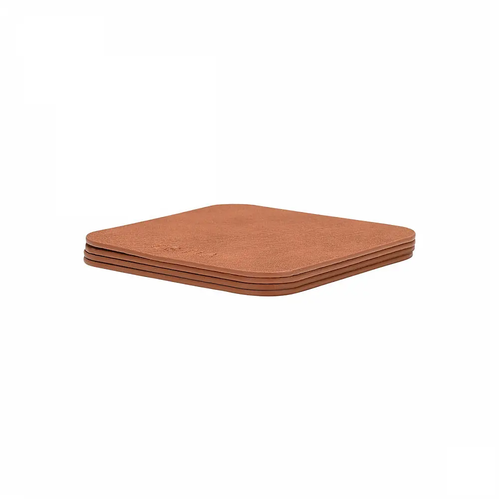ΣΟΥΒΕΡ ALLURE PVC 10x10cm ΚΑΦΕ  ΣΕΤ 4 ΤΕΜ. 07-32401
