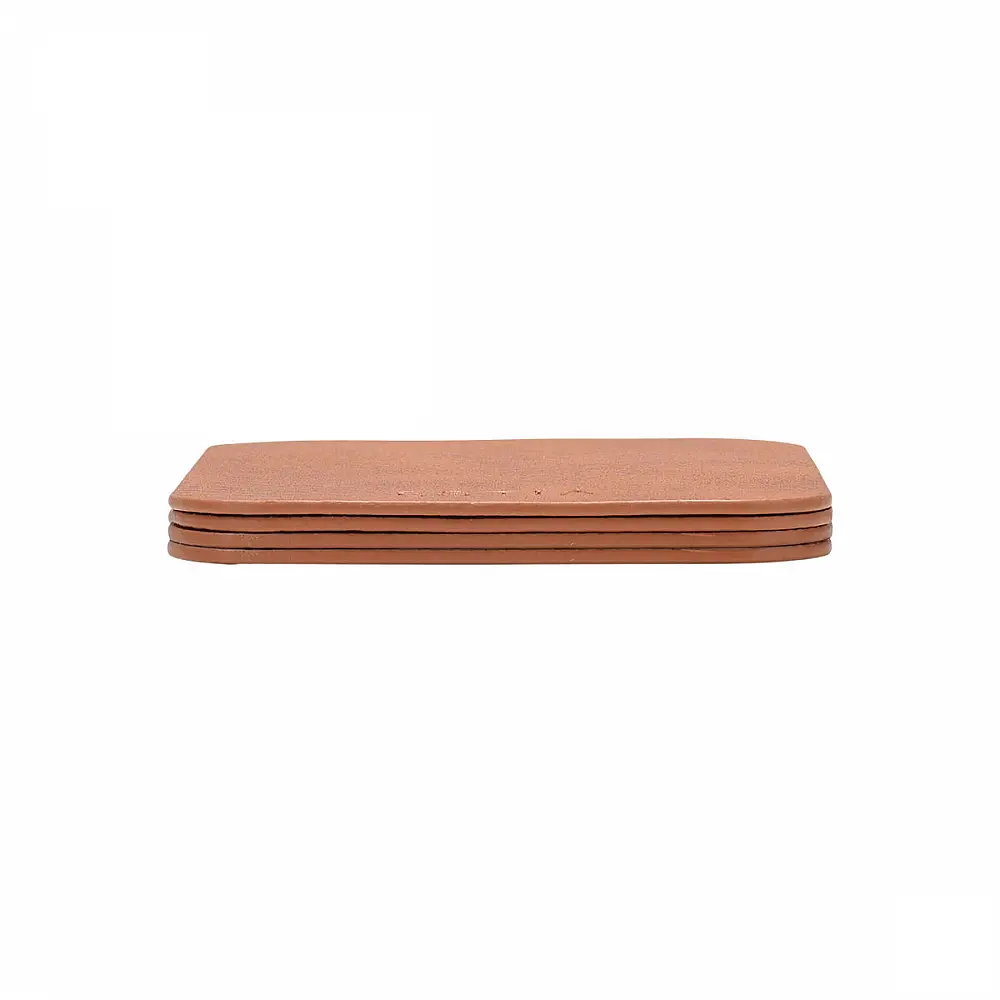 ΣΟΥΒΕΡ ALLURE PVC 10x10cm ΚΑΦΕ  ΣΕΤ 4 ΤΕΜ. 07-32401