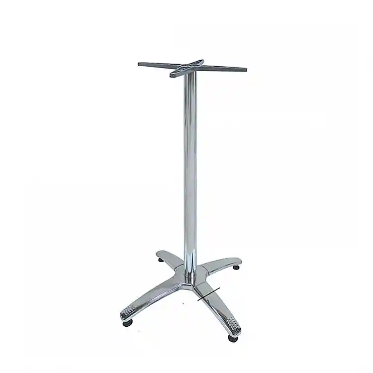 ROMAN 4ΝΥΧΗ 64X64Χ108εκ.(Σ/Ρ)ΨΗΛΗ ΒΑΣΗ ΑΛΟΥΜ/INOX ΜΕ ΡΕΓ/ΡΟΥΣ