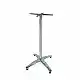 ROMAN 4ΝΥΧΗ 64X64Χ108εκ.(Σ/Ρ)ΨΗΛΗ ΒΑΣΗ ΑΛΟΥΜ/INOX ΜΕ ΡΕΓ/ΡΟΥΣ