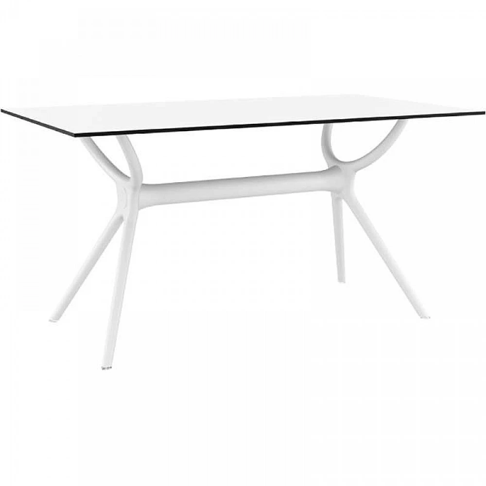 AIR ΤΡΑΠΕΖΙ 140Χ80Χ74εκ. WHITE LAMINATE 12mm