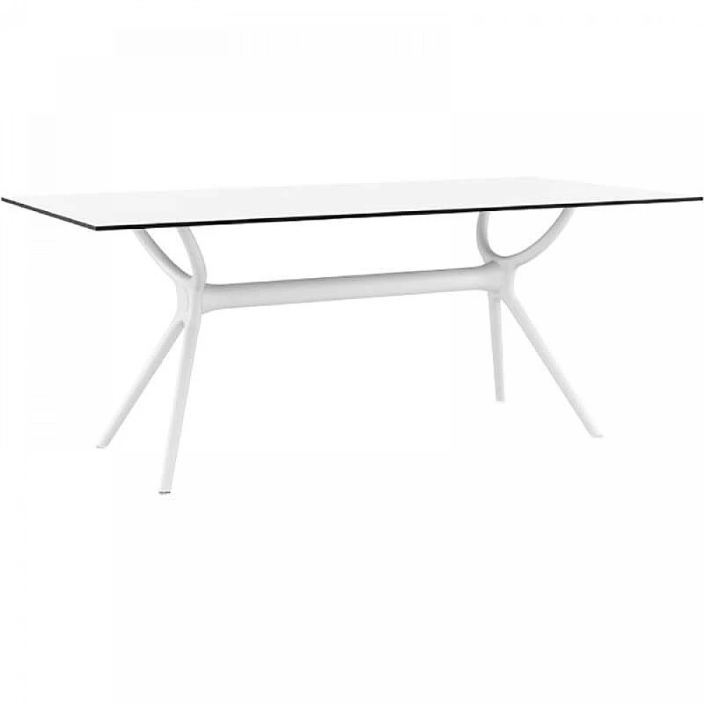 AIR ΤΡΑΠΕΖΙ 180Χ90Χ74εκ. WHITE LAMINATE 12mm