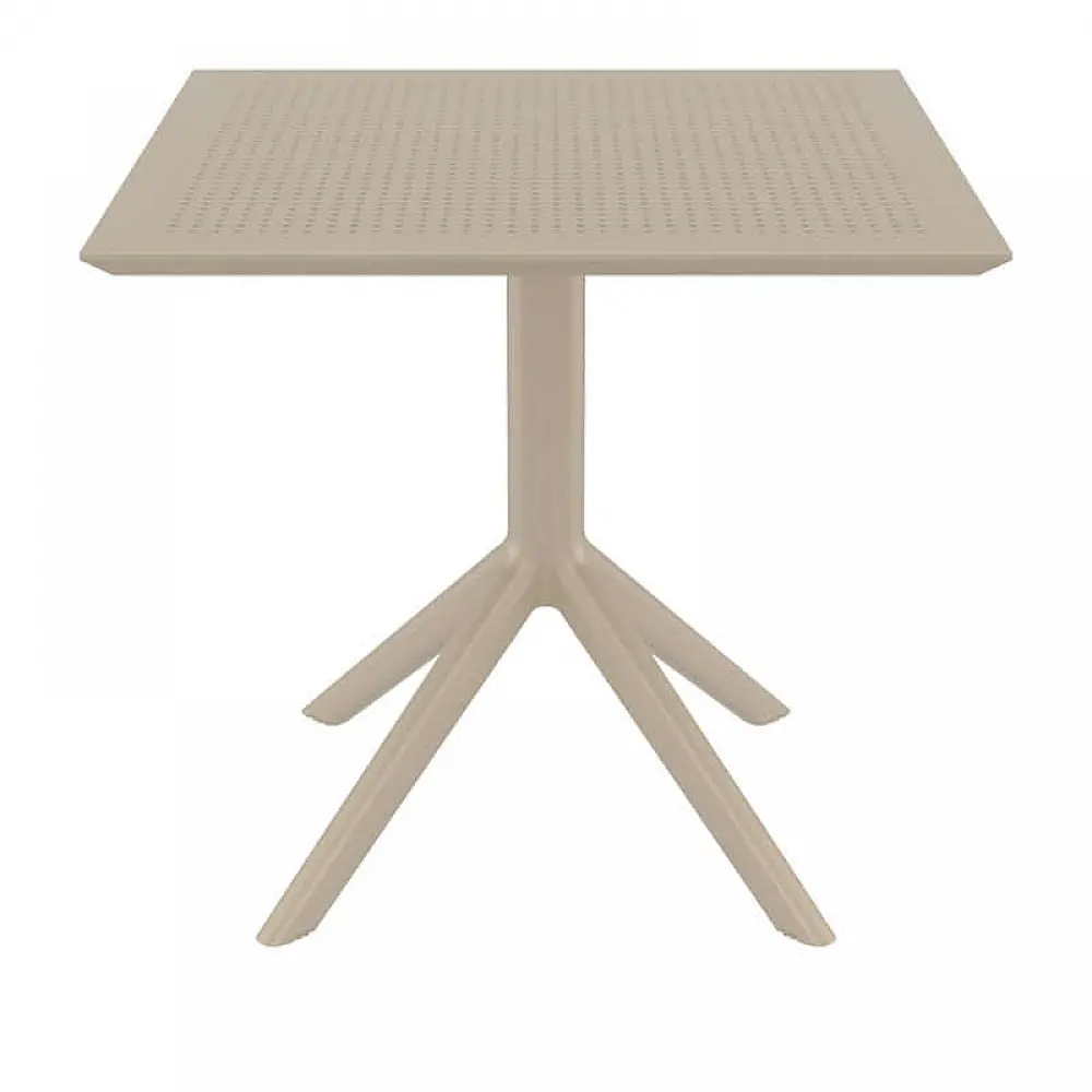 SKY TAUPE 80X80X74εκ. ΤΡΑΠΕΖΙ ΠΟΛ/ΝΙΟΥ