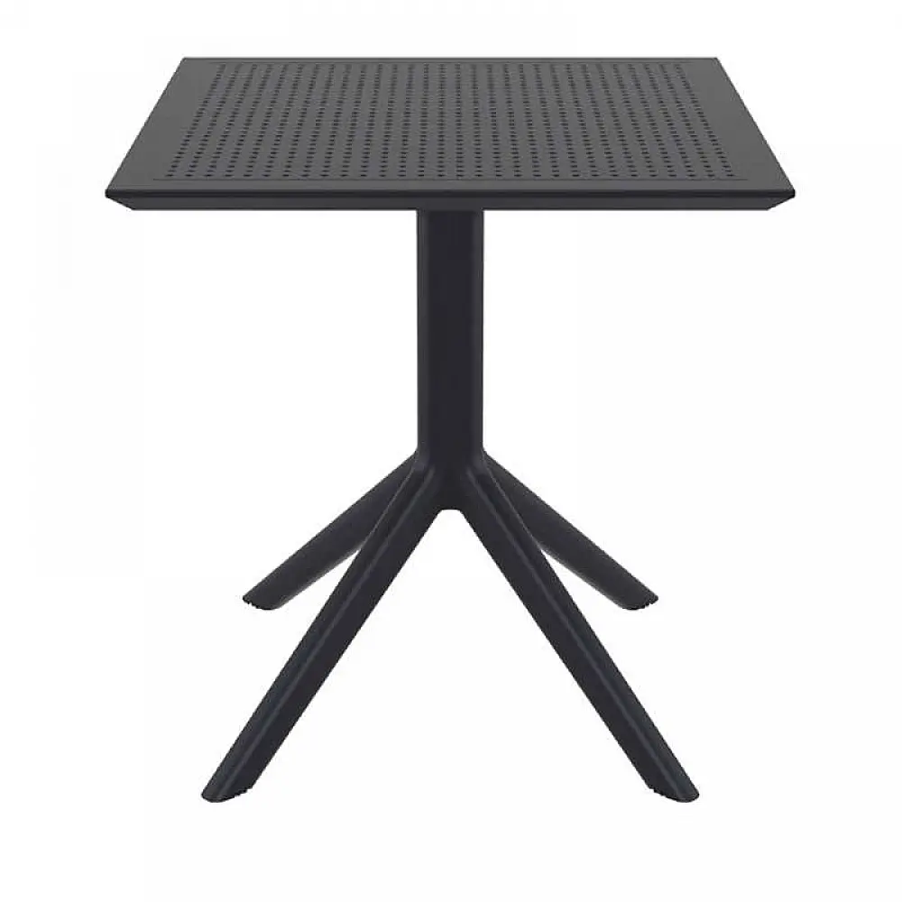 SKY BLACK 70X70X74εκ. ΤΡΑΠΕΖΙ ΠΟΛ/ΝΙΟΥ