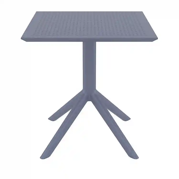 SKY DARK GREY 70X70X74εκ. ΤΡΑΠΕΖΙ ΠΟΛ/ΝΙΟΥ
