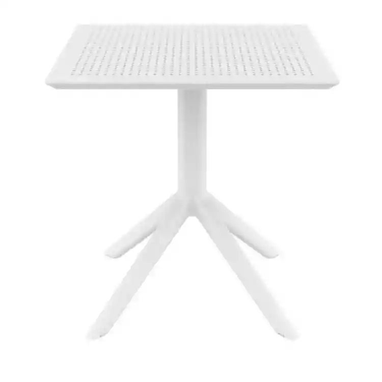 SKY WHITE 70X70X74εκ. ΤΡΑΠΕΖΙ ΠΟΛ/ΝΙΟΥ