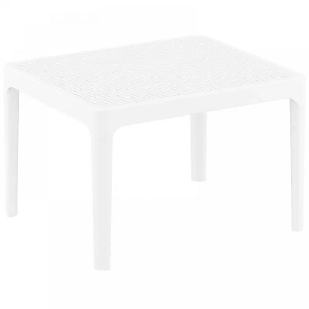 SKY WHITE 50Χ60Χ40εκ. ΤΡΑΠΕΖΙ ΠΟΛ/ΝΙΟΥ