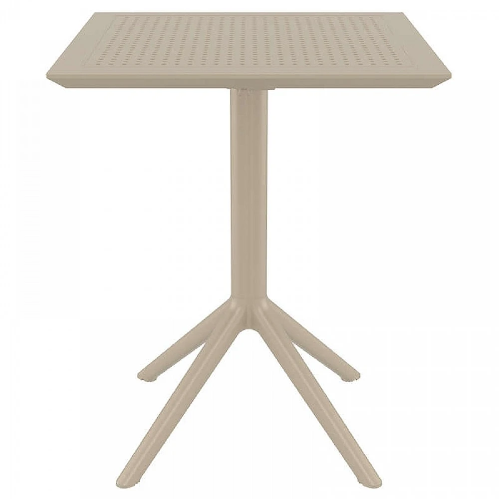 SKY TAUPE 60Χ60X74εκ. ΤΡΑΠΕΖΙ ΠΤΥΣ/ΝΟ ΠΟΛ/ΝΙΟΥ