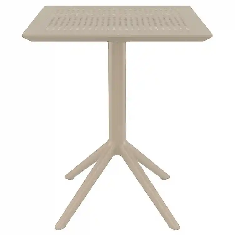 SKY TAUPE 60Χ60X74εκ. ΤΡΑΠΕΖΙ ΠΤΥΣ/ΝΟ ΠΟΛ/ΝΙΟΥ