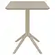 SKY TAUPE 60Χ60X74εκ. ΤΡΑΠΕΖΙ ΠΤΥΣ/ΝΟ ΠΟΛ/ΝΙΟΥ