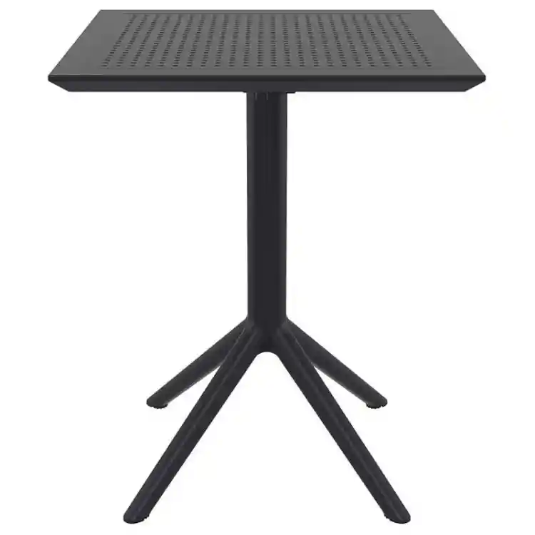 SKY BLACK 60Χ60X74εκ. ΤΡΑΠΕΖΙ ΠΤΥΣ/ΝΟ ΠΟΛ/ΝΙΟΥ