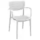 LOFT WHITE ΠΟΛΥΘΡΟΝΑ ΠΟΛ/ΝΙΟΥ 54X53X82εκ.