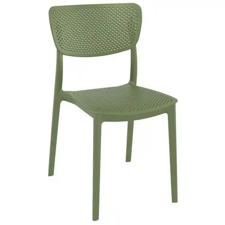 LUCY OLIVE GREEN ΚΑΡΕΚΛΑ ΠΟΛΥΠΡΟΠΥΛΕΝΙΟΥ 45Χ53Χ82εκ.