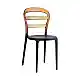 BIBI BLACK/AMBER TRANSP. ΚΑΡΕΚΛΑ 42X50X85εκ.