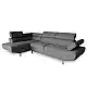 CORNER GREY ΥΦΑΣΜΑ ΚΑΝΑΠΕΣ ΔΕΞΙΑ ΓΩΝΙΑ 250X153X80εκ.