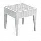 MIAMI WHITE ΤΡΑΠΕΖΙ 45Χ45Χ45εκ. ΠΟΛ/ΝΙΟΥ MIAMI WHITE ΤΡΑΠΕΖΙ 45Χ45Χ45εκ. ΠΟΛ/ΝΙΟΥ