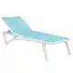 PACIFIC ΞΑΠΛΩΣΤΡΑ WHITE/TURQUOISE ΠΟΛ/ΝΙΟΥ 193X68X35εκ.