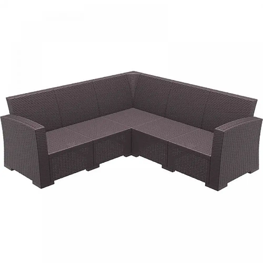 MONACO BROWN ΓΩΝΙΑ ΠΟΛ/ΝΙΟΥ 207Χ207Χ79εκ.