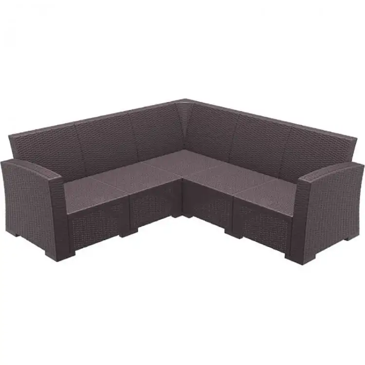 MONACO BROWN ΓΩΝΙΑ ΠΟΛ/ΝΙΟΥ 207Χ207Χ79εκ.