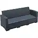 MONACO DARK GREY 3ΘΕΣΙΟΣ ΚΑΝΑΠΕΣ ΠΟΛ/ΝΙΟΥ 198X79X79εκ.