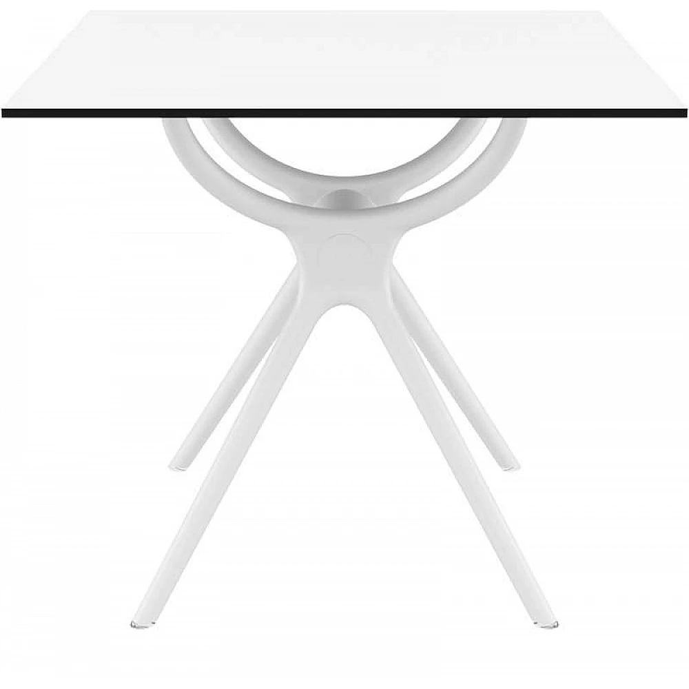 AIR ΤΡΑΠΕΖΙ 80Χ80Χ74εκ. WHITE LAMINATE 12mm