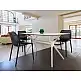 AIR ΤΡΑΠΕΖΙ 140Χ80Χ74εκ. WHITE LAMINATE 12mm