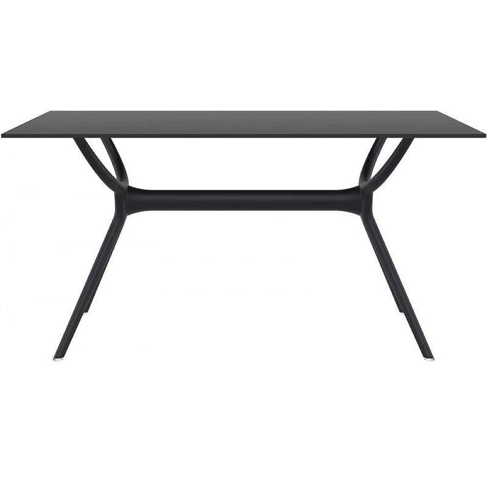 AIR ΤΡΑΠΕΖΙ 140Χ80Χ74εκ. BLACK LAMINATE 12mm